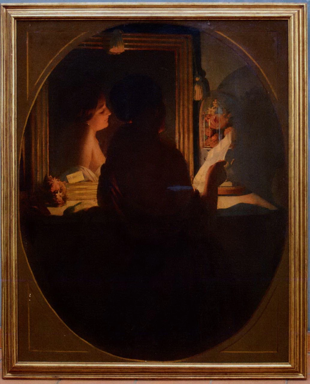 Signora allo specchio - Parma